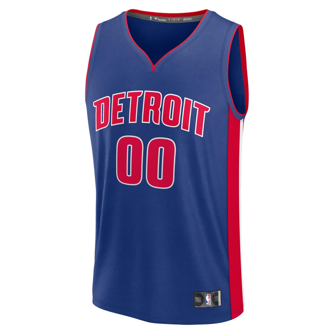 Detroit Pistons Fanatics Fast Break Custom Jersey - Icon product image 2