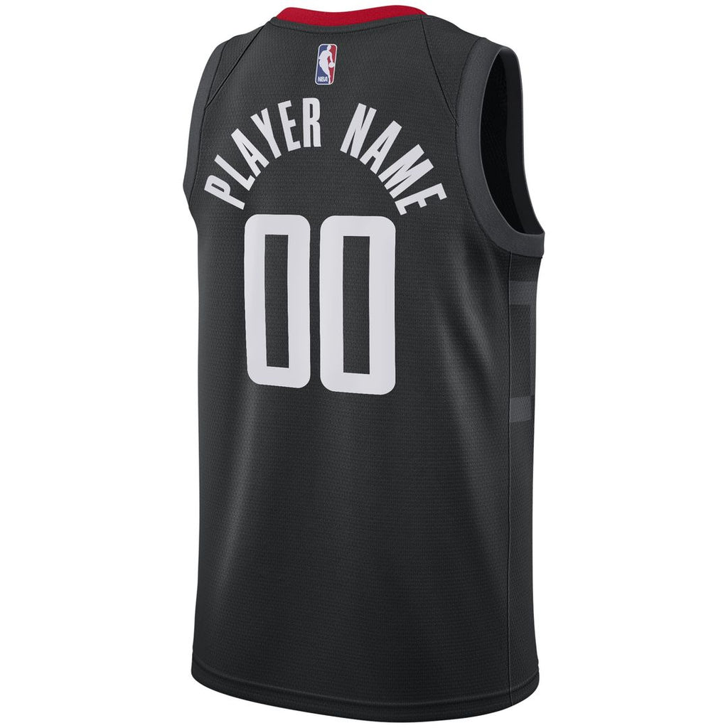 Houston Rockets Nike Swingman Custom Jersey Black product image 3
