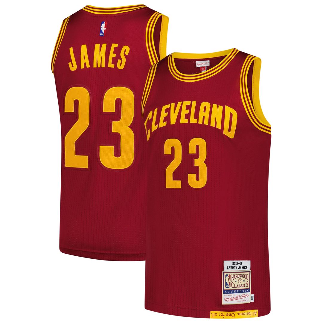 Cleveland Cavaliers LeBron James Mitchell & Ness Hardwood product image 1
