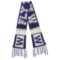 Chicago Cubs Royal, White, and Gray W Flag Breakaway Scarf product image 1, provided for visual reference and product detail