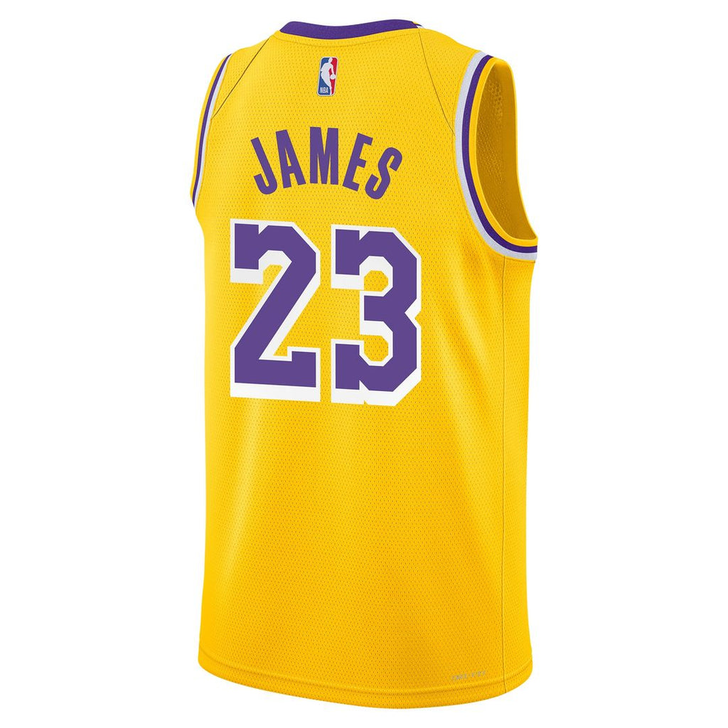 Los Angeles Lakers LeBron James Nike Youth Swingman Jersey product image 3