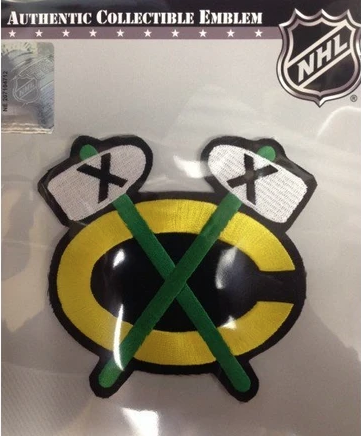 Chicago Blackhawks Home/Alternate Tomahawk Patch product image 2, provided for visual reference and product detail review