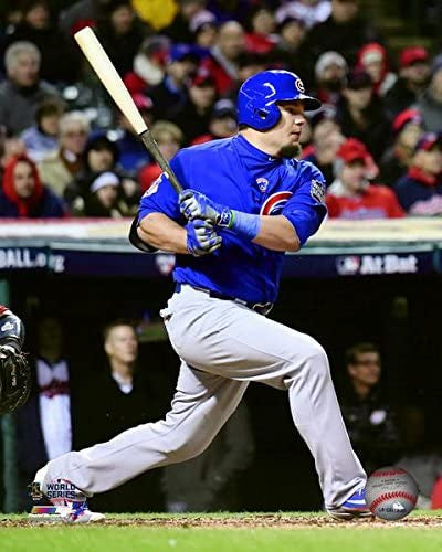 Kyle Schwarber Chicago Cubs 2016 World Series Action Photo product image 1, provided for visual reference and product detail