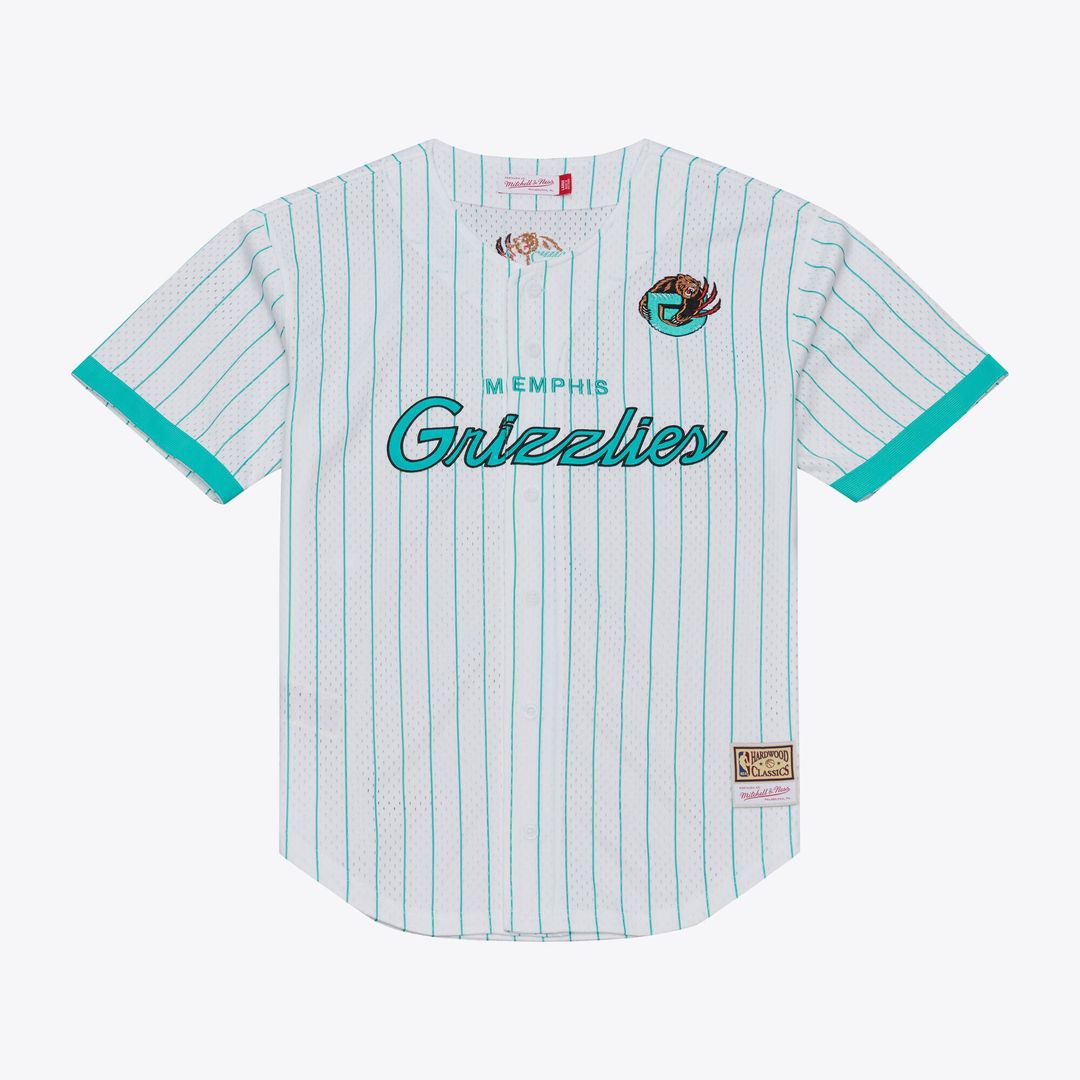 Memphis Grizzlies Mitchell & Ness Head Coach Pinstripe Mesh product image 1