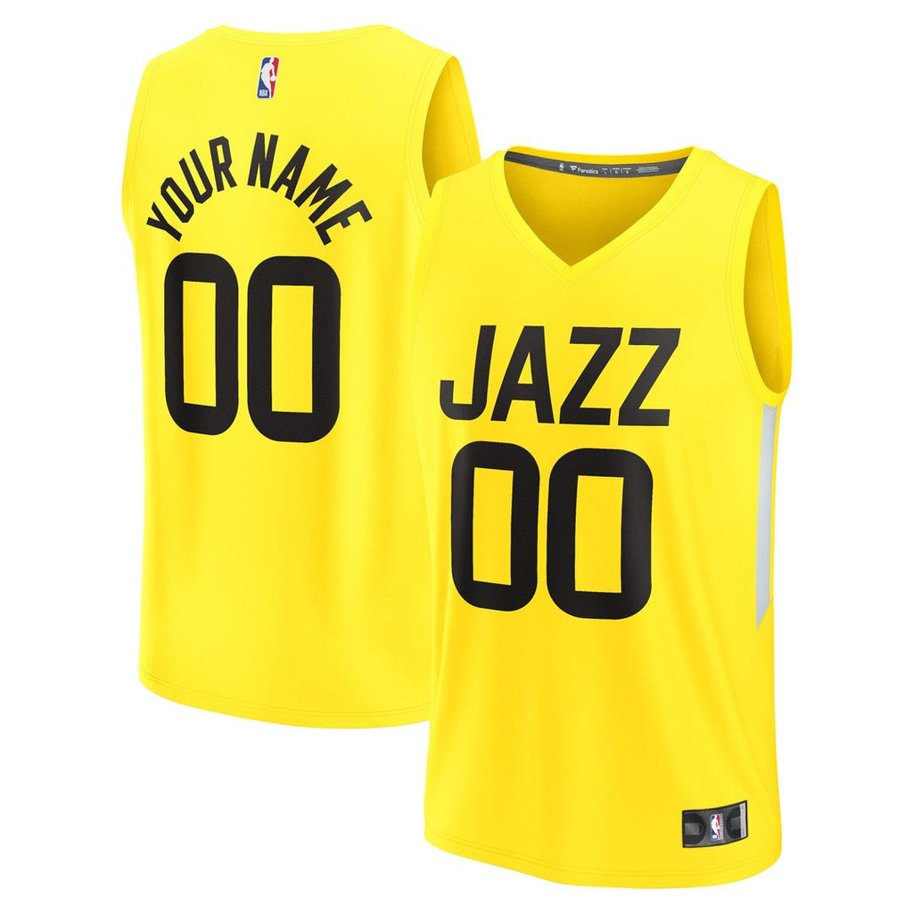 Utah Jazz Fanatics Fast Break Replica Custom Jersey - Icon product image 1