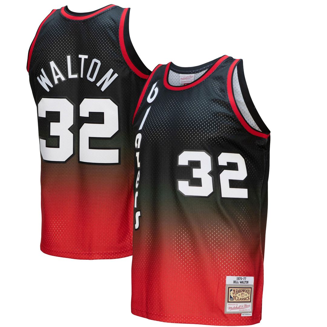 Portland Trail Blazers Bill Walton Mitchell & Ness 1976/77 product image 1