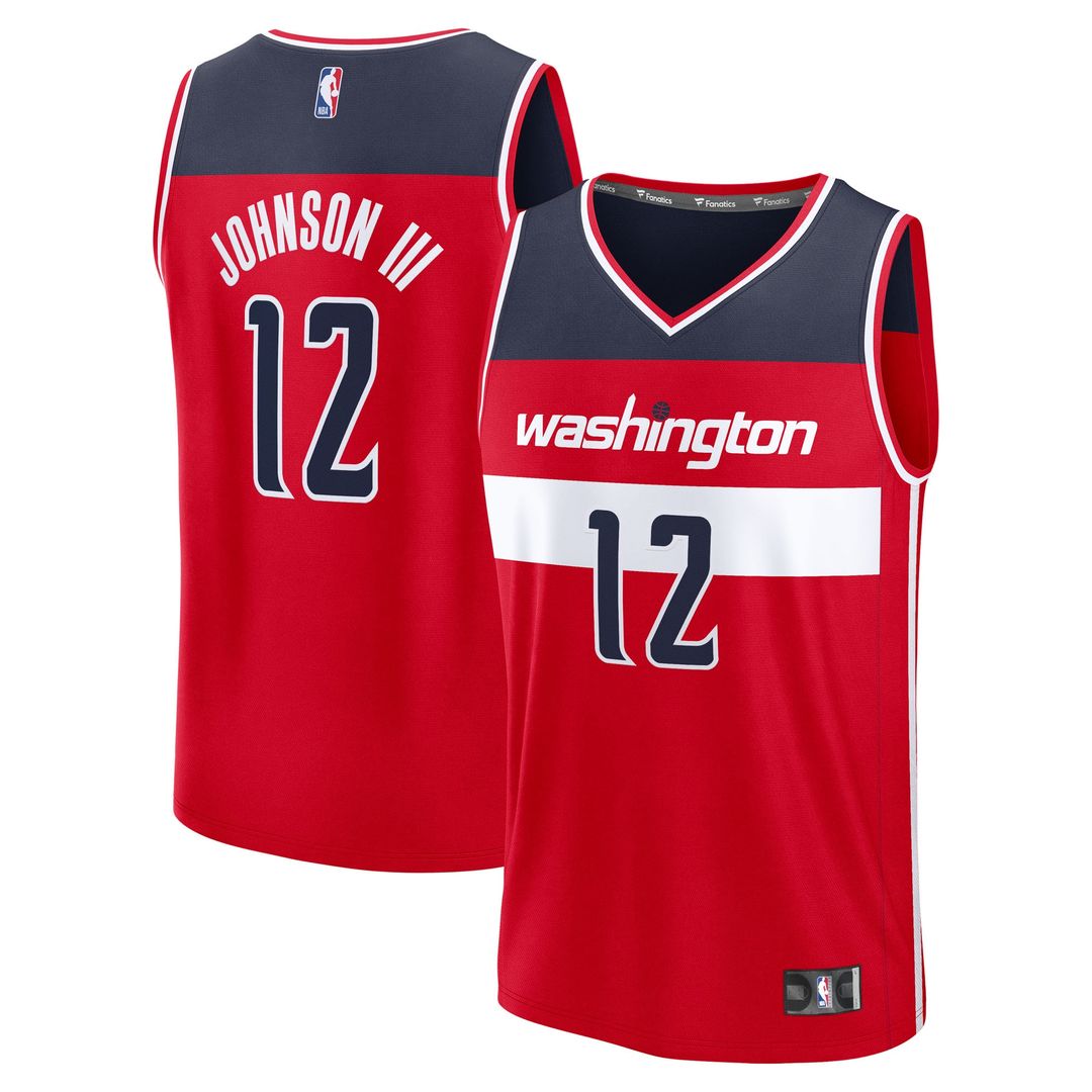 Washington Wizards Tre Johnson III Fanatics 2025 NBA Draft product image 1