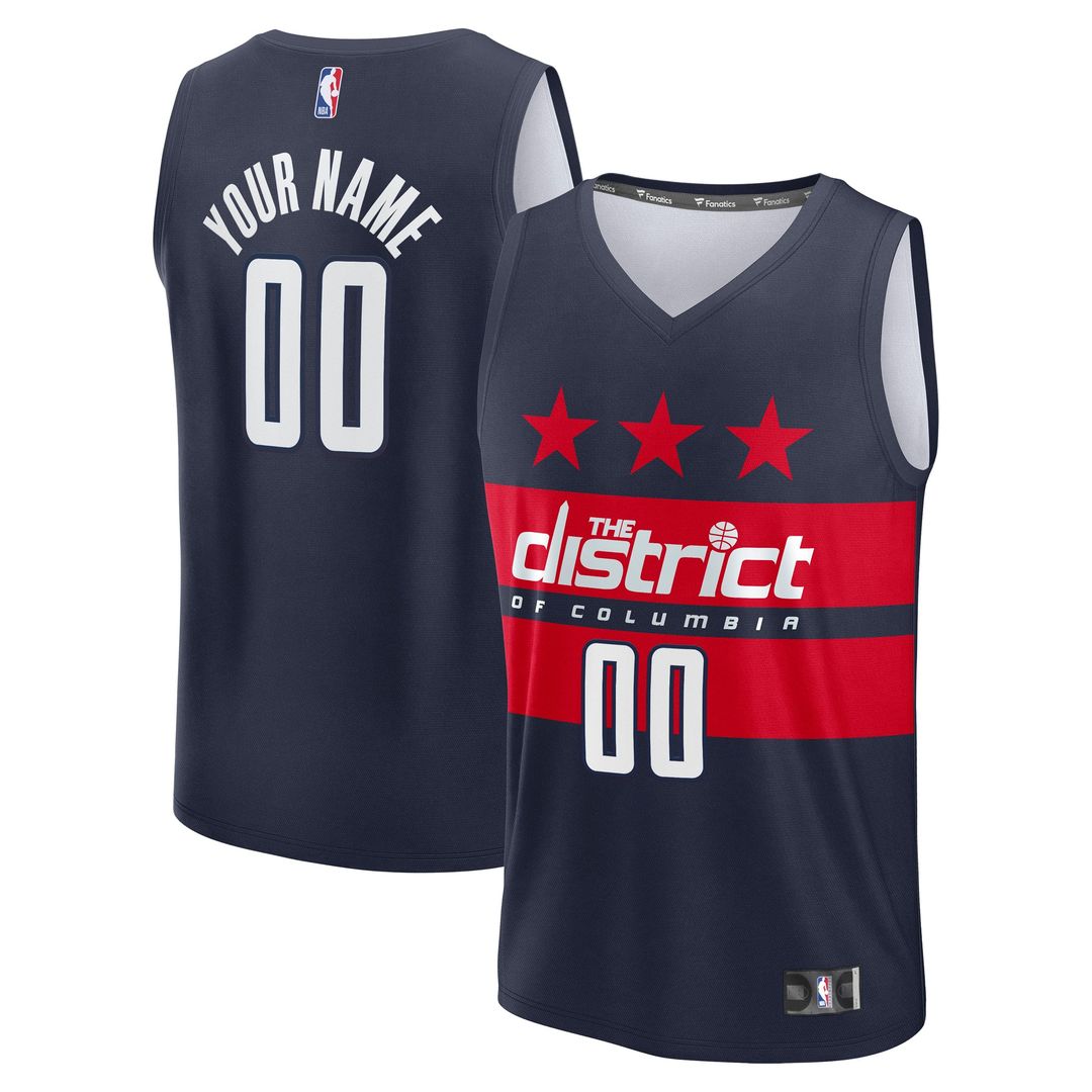 Washington Wizards Fanatics Youth Fast Break Custom Replica product image 1