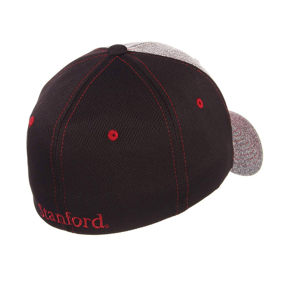 Stanford Cardinal Zephyr Graphite Two Tone Stretch Fit Hat product image 2, provided for visual reference and product detail