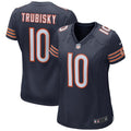 Chicago Bears Mitchell Trubisky Nike Navy Game Jersey for Women product image 1, provided for visual reference and product