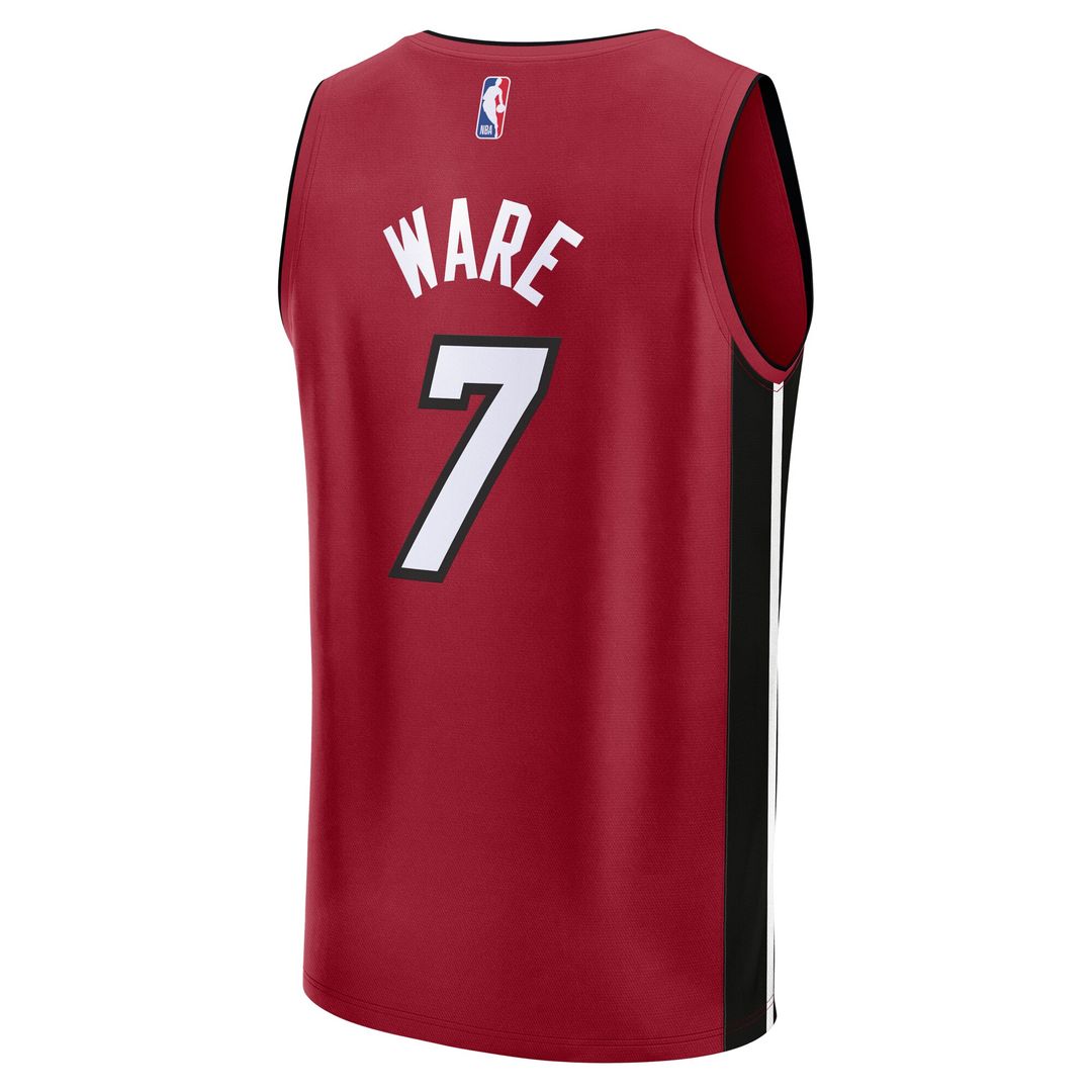Miami Heat Kel'el Ware Fanatics Youth Fast Break Player product image 3