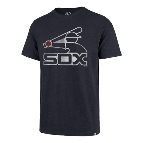 '47 Brand Men Chicago White Sox MLB Navy Grit Vintage Scrum T-Shirt product image 1, provided for visual reference and