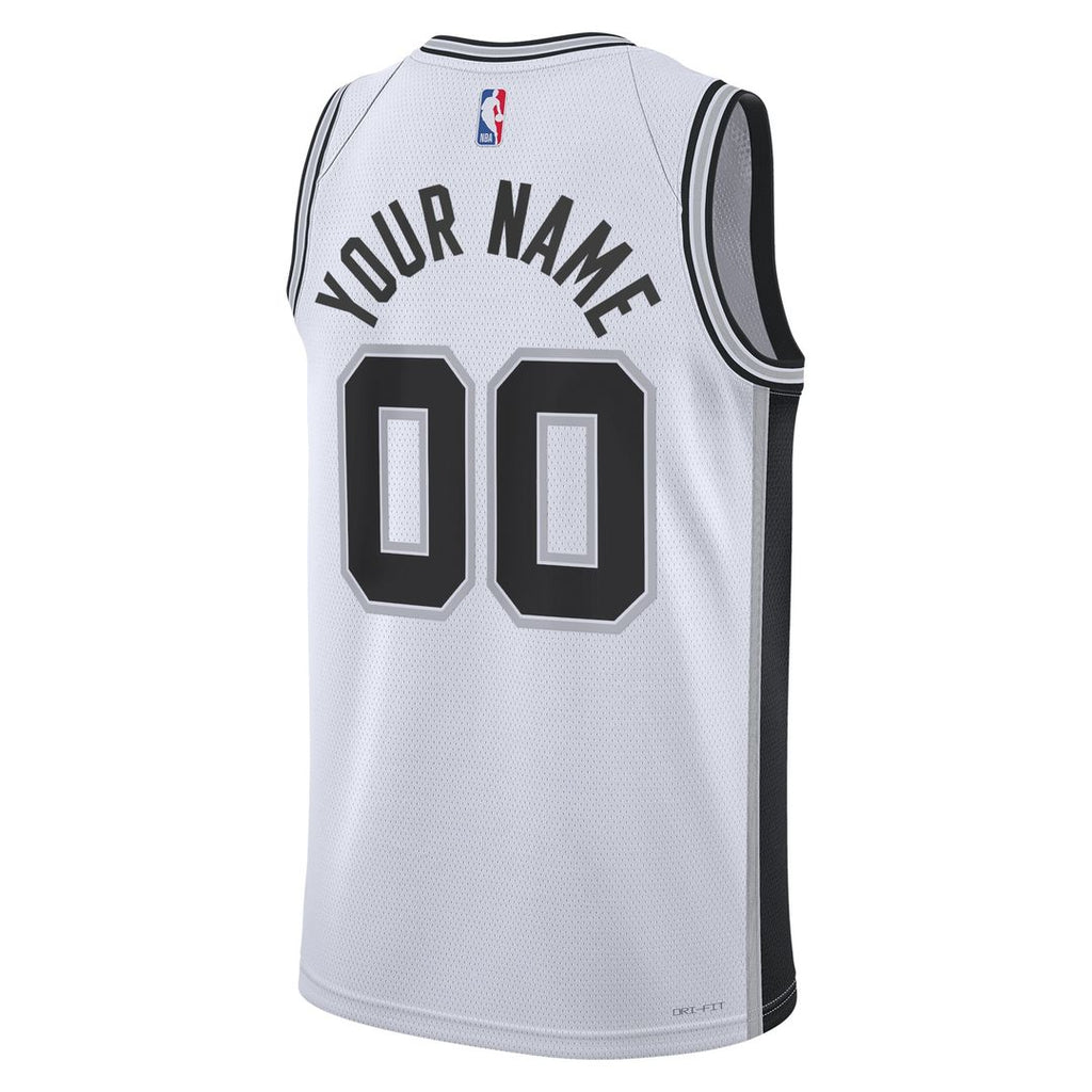 San Antonio Spurs Nike Unisex Swingman Custom Jersey White product image 3