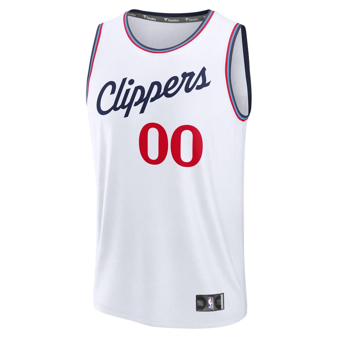 LA Clippers Fanatics Youth Fast Break Custom Replica Jersey product image 5