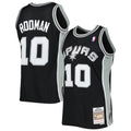 San Antonio Spurs Dennis Rodman Mitchell & Ness Black 1993/94 Hardwood Classics Swingman Jersey for Men product image 1,