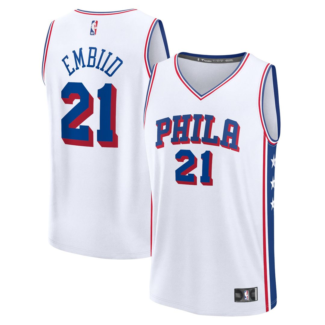 Philadelphia 76ers Joel Embiid Fanatics Fast Break Replica product image 1
