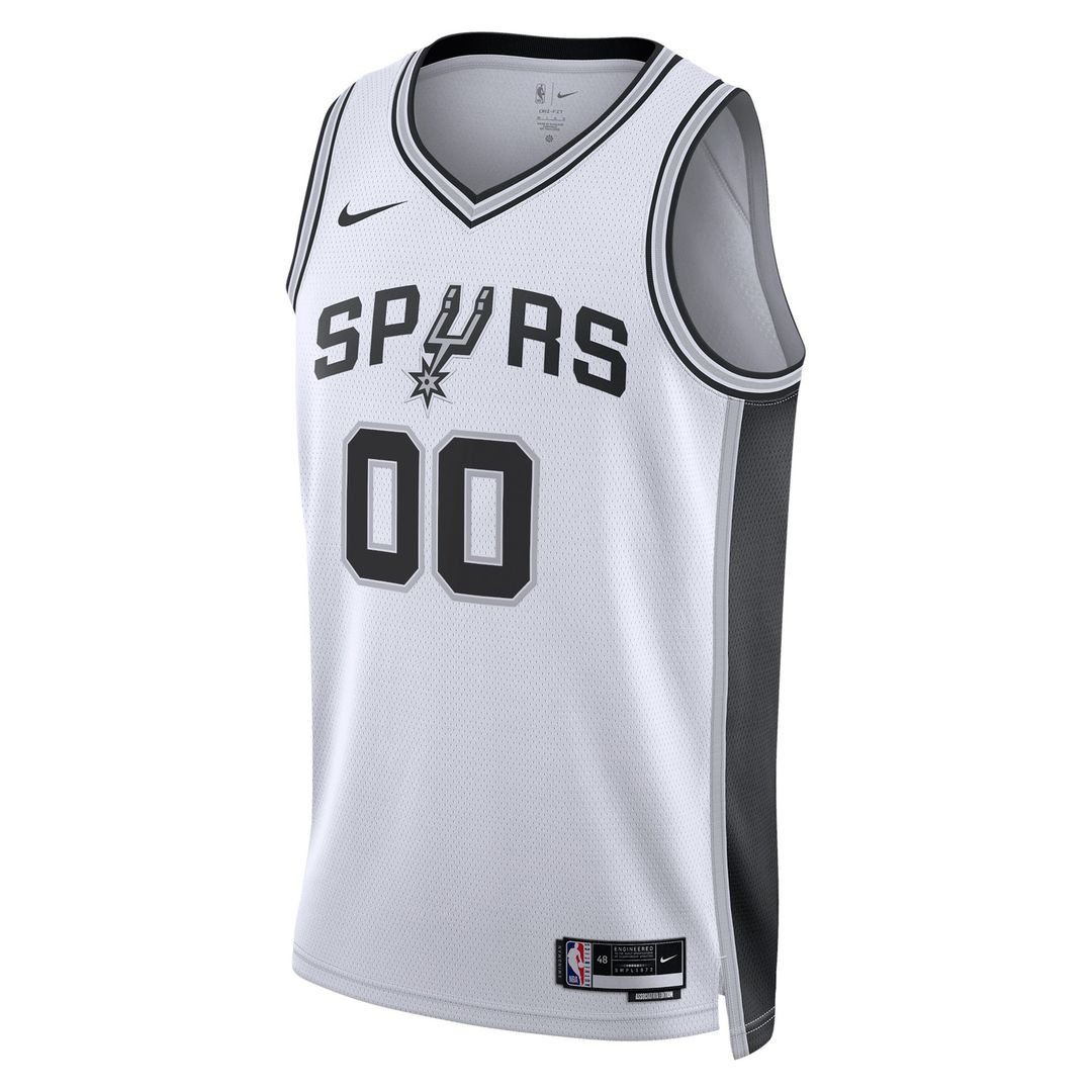 San Antonio Spurs Nike Unisex Swingman Custom Jersey White product image 2