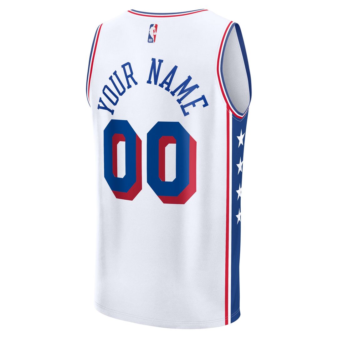 Philadelphia 76ers Fanatics Youth Fast Break Custom Replica product image 3