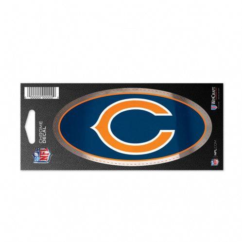 Chicago Bears 3X7 Chrome Decal By Wincraft product image 1, provided for visual reference and product detail review