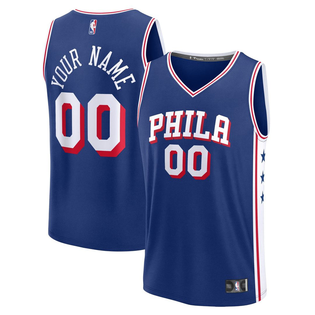 Philadelphia 76ers Fanatics Youth Fast Break Custom Replica product image 1