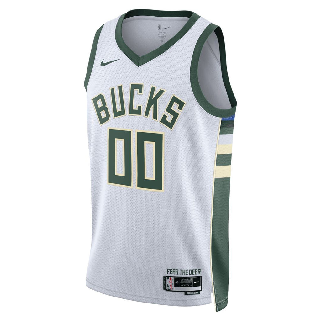 Milwaukee Bucks Nike Unisex Swingman Custom Jersey White product image 5