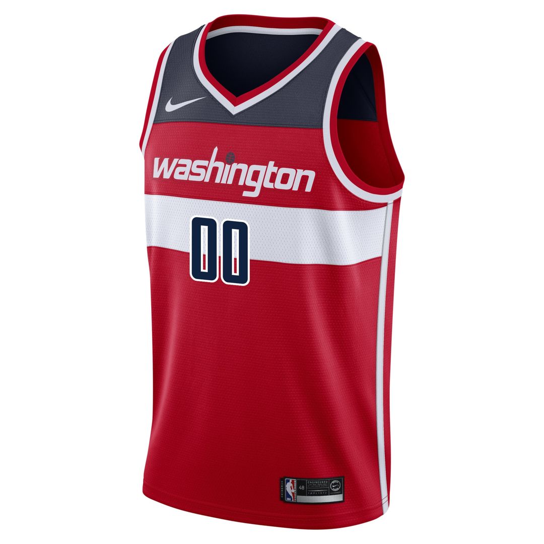 Washington Wizards Nike Swingman Custom Jersey Red - Icon product image 2