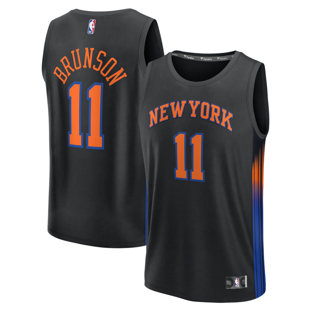 New York Knicks Jalen Brunson Fanatics Youth Fast Break product image 1