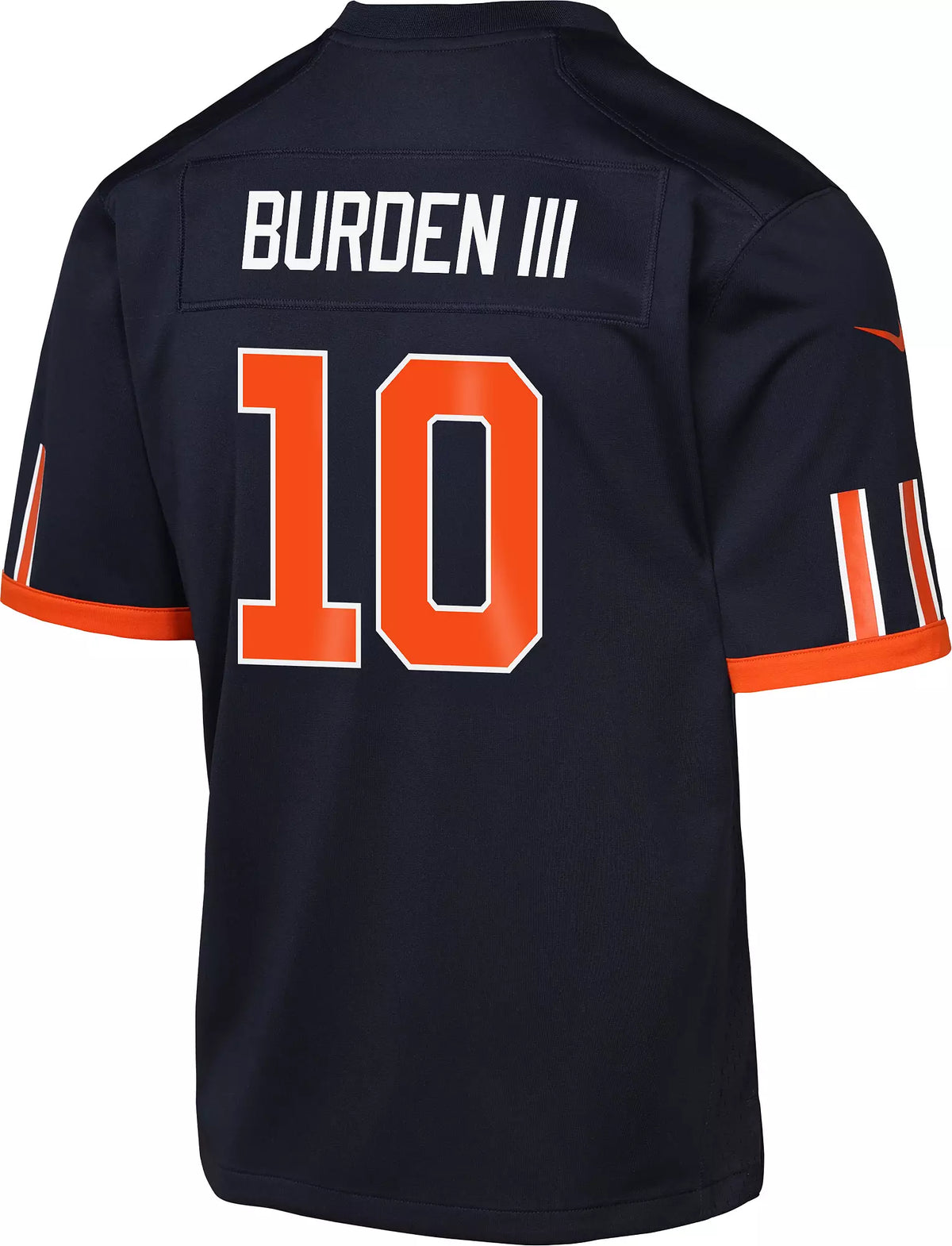 Youth Luther Burden III Chicago Bears Navy 2026 Rivalries Collection Nike Game Jersey product image 3, provided for visual