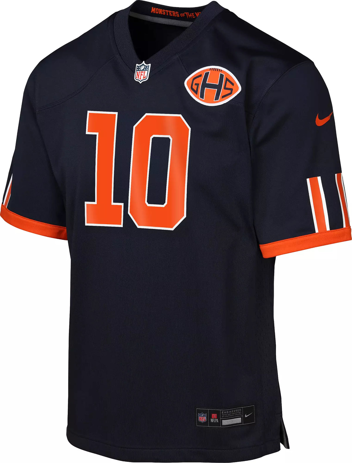 Youth Luther Burden III Chicago Bears Navy 2026 Rivalries Collection Nike Game Jersey product image 2, provided for visual