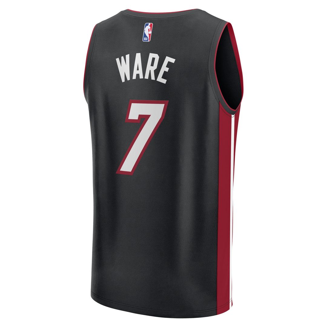 Miami Heat Kel'el Ware Fanatics Youth Fast Break Replica product image 3