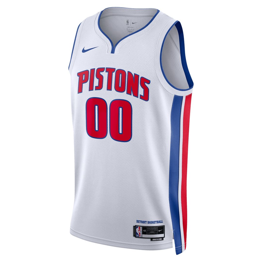 Detroit Pistons Nike Unisex Swingman Custom Jersey White product image 2