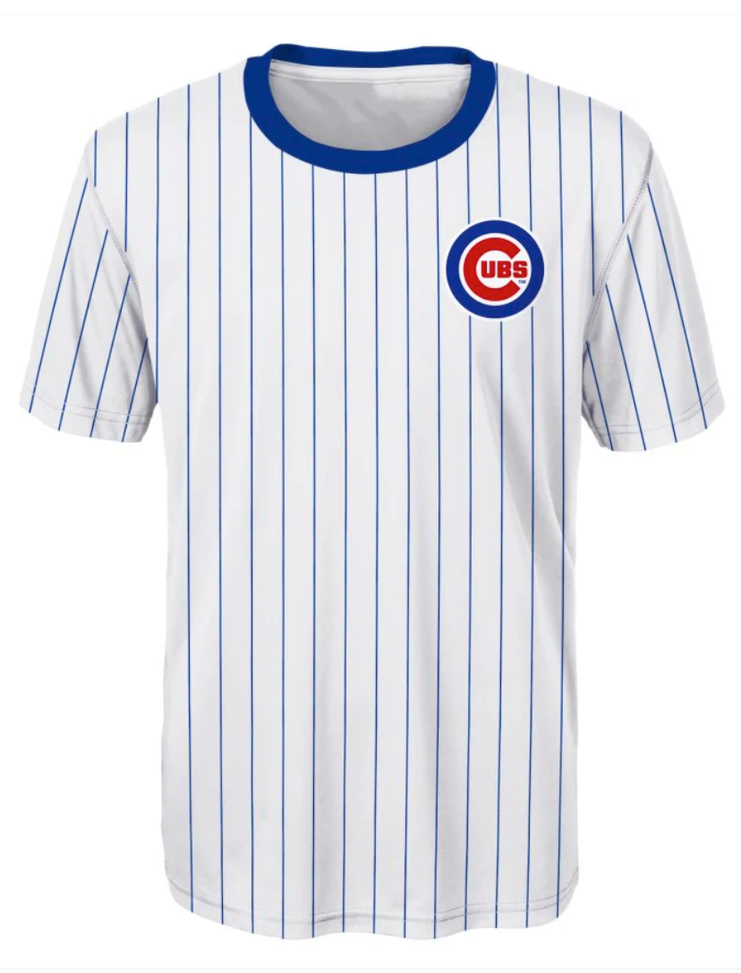 Youth Chicago Cubs Alex Bregman Home Pinstripes Player Sublimated Jersey Top product image 3, provided for visual reference
