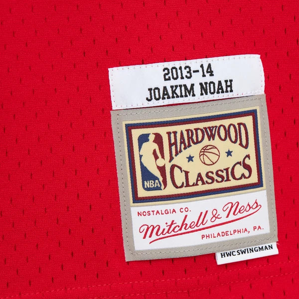 Chicago Bulls Joakim Noah Mitchell & Ness Red 2008 Hardwood Classics Swingman Jersey for Men product image 3, provided for