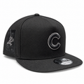 Chicago Cubs Mlb Black & Silver Foul Ball A-Frame 9Fifty Snapback product image 1, provided for visual reference and product