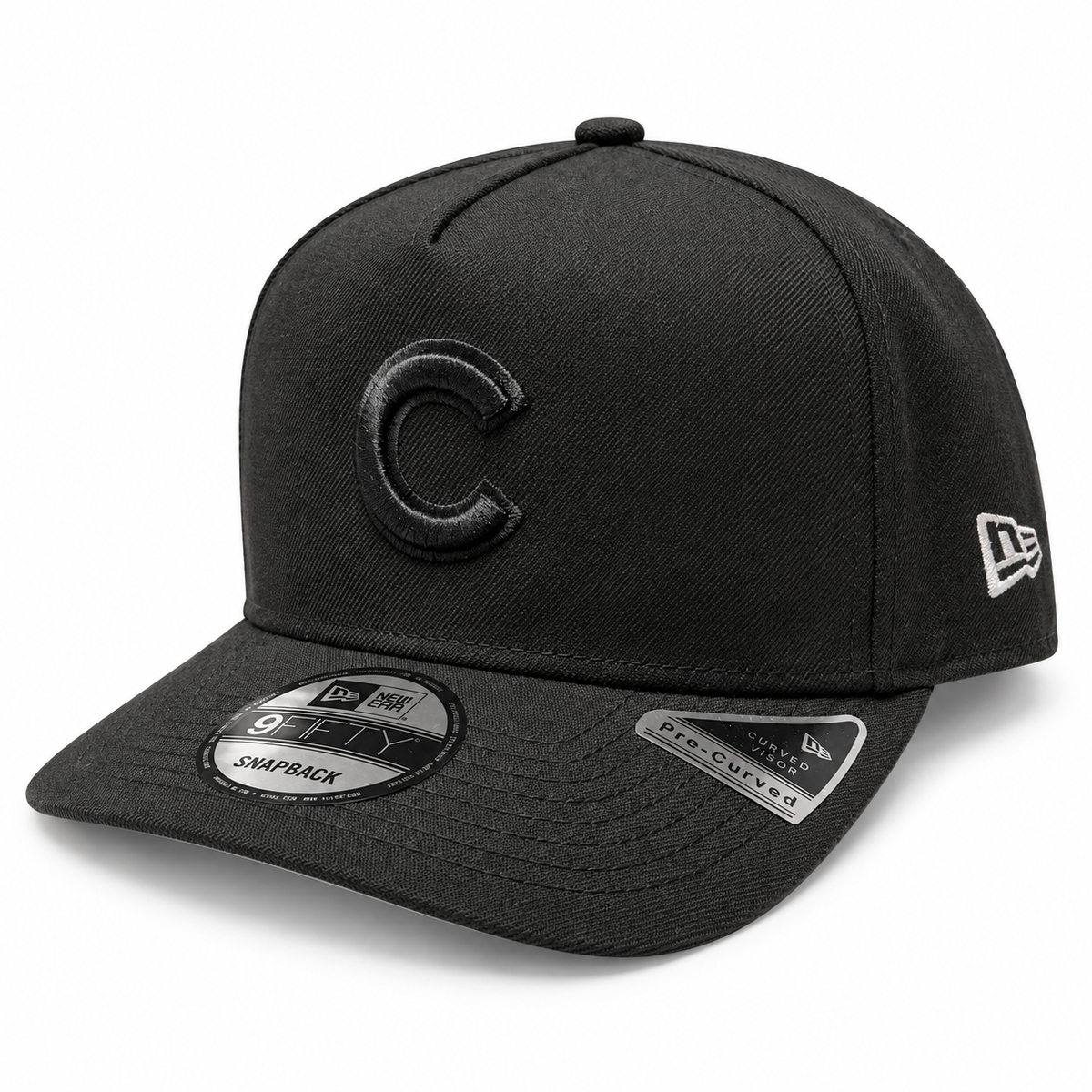 Chicago Cubs Mlb Basic Tonal Black A-Frame 9Fifty Snapback product image 1, provided for visual reference and product detail