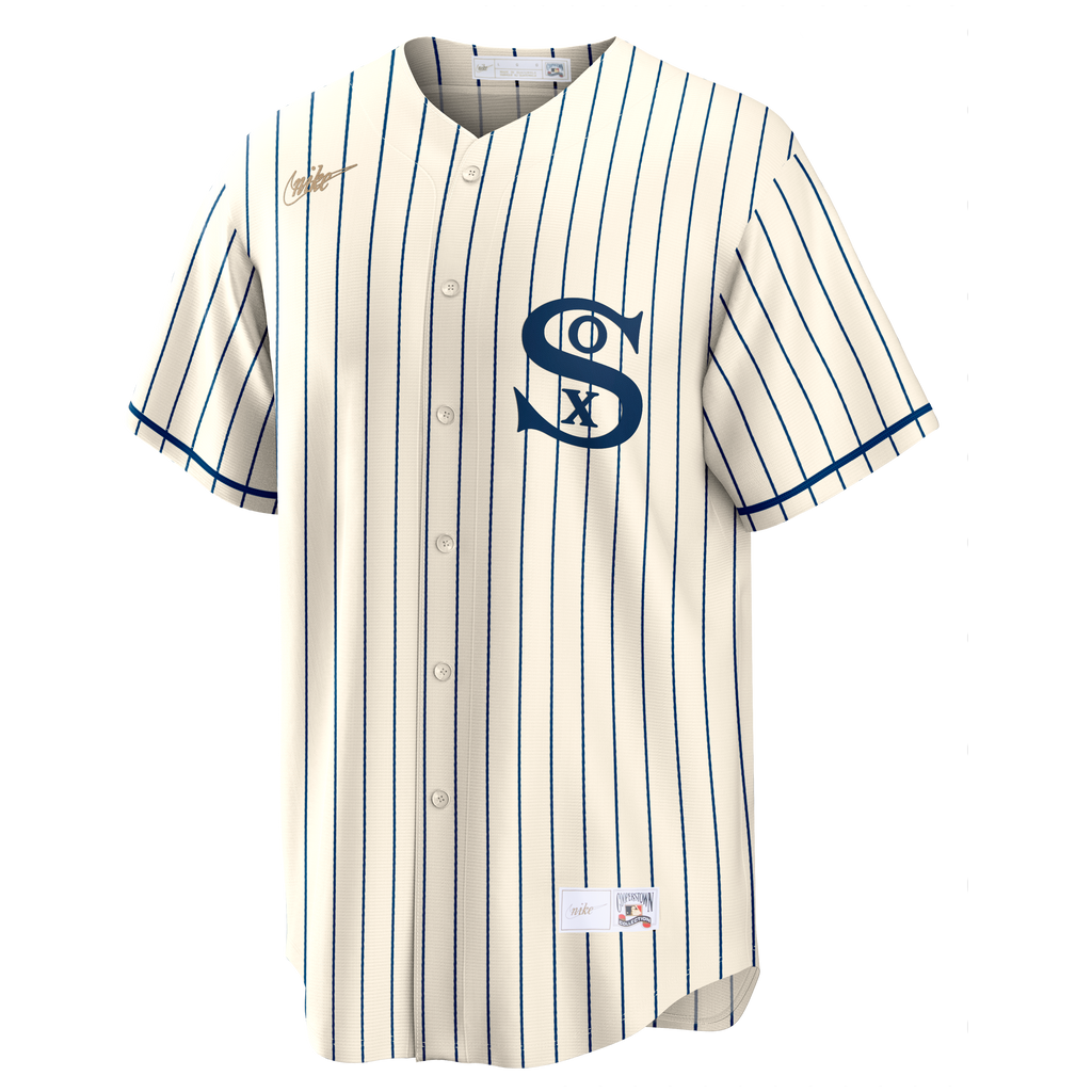 NIKE Men Chicago White Sox Munetaka Murakami #5 Field of Dreams Cream Cooperstown Collection Replica Jersey product image 3,