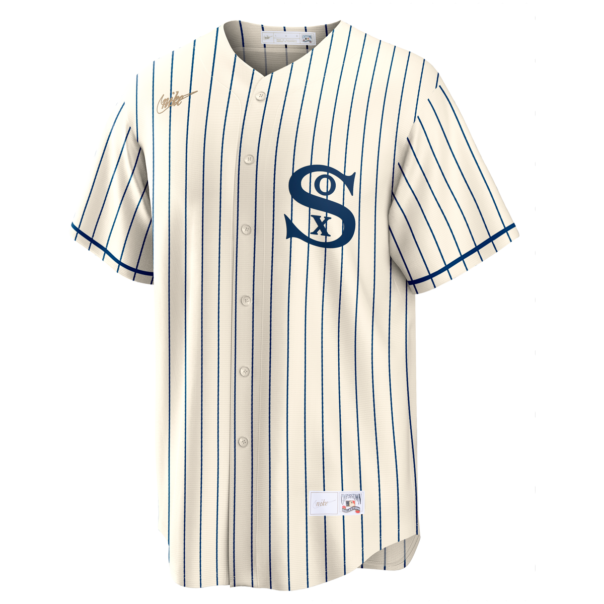 NIKE Men Chicago White Sox Munetaka Murakami #5 Field of Dreams Cream Cooperstown Collection Replica Jersey product image 3,