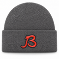 Chicago Bears 2026 New Era Official Sideline Gray Skully Knit Hat- B Logo product image 1, provided for visual reference and
