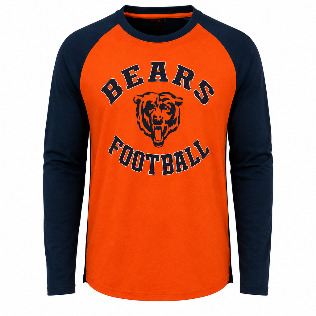 Youth Chicago Bears Air Raid Long Sleeve T-Shirt product image 1, provided for visual reference and product detail review