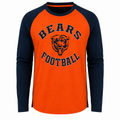 Youth Chicago Bears Air Raid Long Sleeve T-Shirt product image 1, provided for visual reference and product detail review