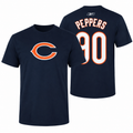 Chicago Bears Julius Peppers Reebok Name & Number T-Shirt for Men product image 1, provided for visual reference and product