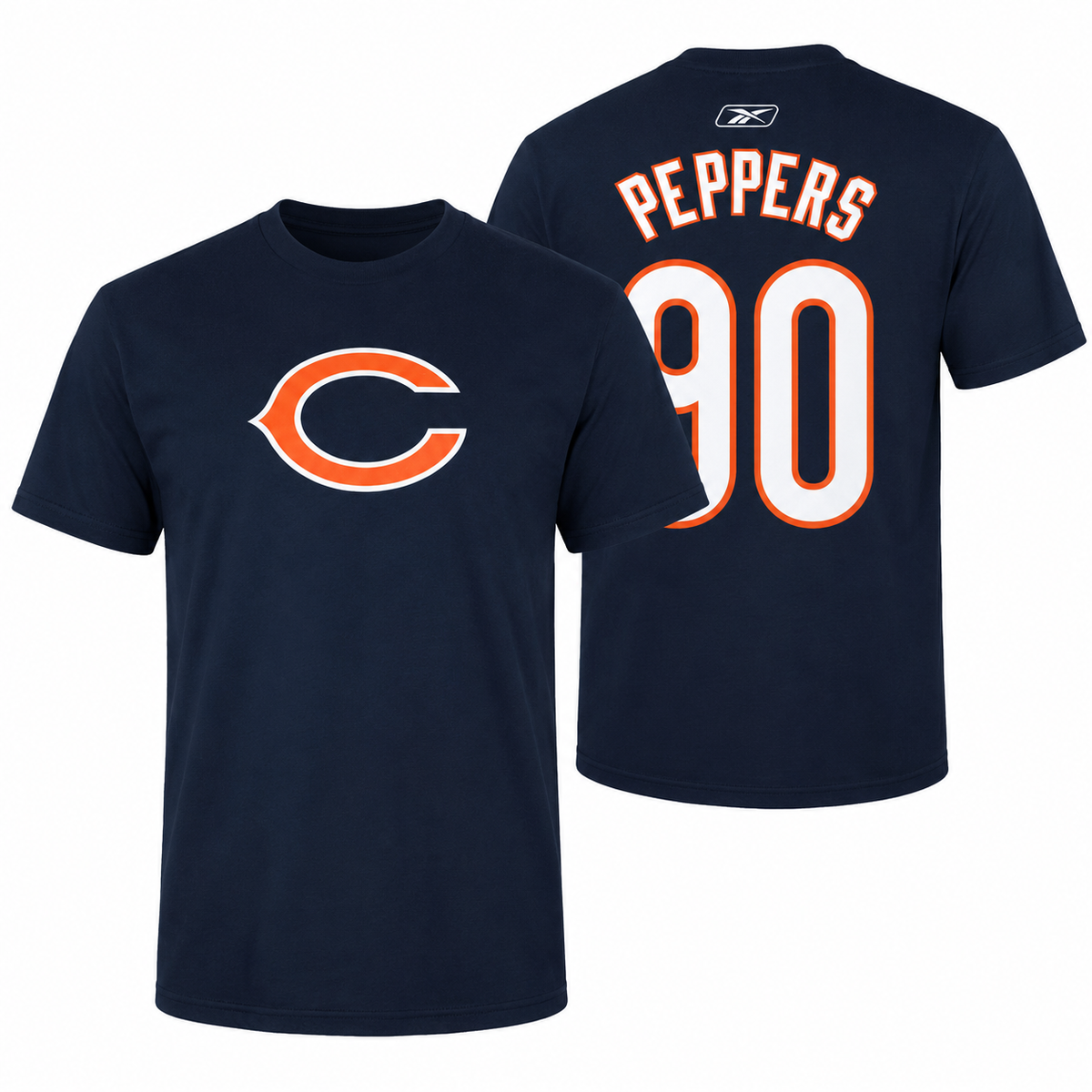 Chicago Bears Julius Peppers Reebok Name & Number T-Shirt for Men product image 1, provided for visual reference and product