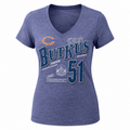 Womens Chicago Bears Dick Butkus Hall Of Fame V Neck T Shirt product image 1, provided for visual reference and product
