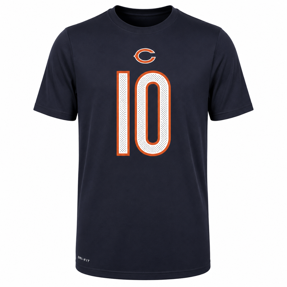 Youth Chicago Bears Mitchell Trubisky Nike Navy Player Pride Name & Number Performance T-Shirt product image 2, provided for