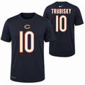 Youth Chicago Bears Mitchell Trubisky Nike Navy Player Pride Name & Number Performance T-Shirt product image 1, provided for
