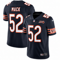 Chicago Bears Khalil Mack Nike Navy NFL 100th Season Limited Jersey for Men product image 1, provided for visual reference