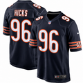 Chicago Bears Akiem Hicks Mens Nike Navy Replica Game Jersey product image 1, provided for visual reference and product