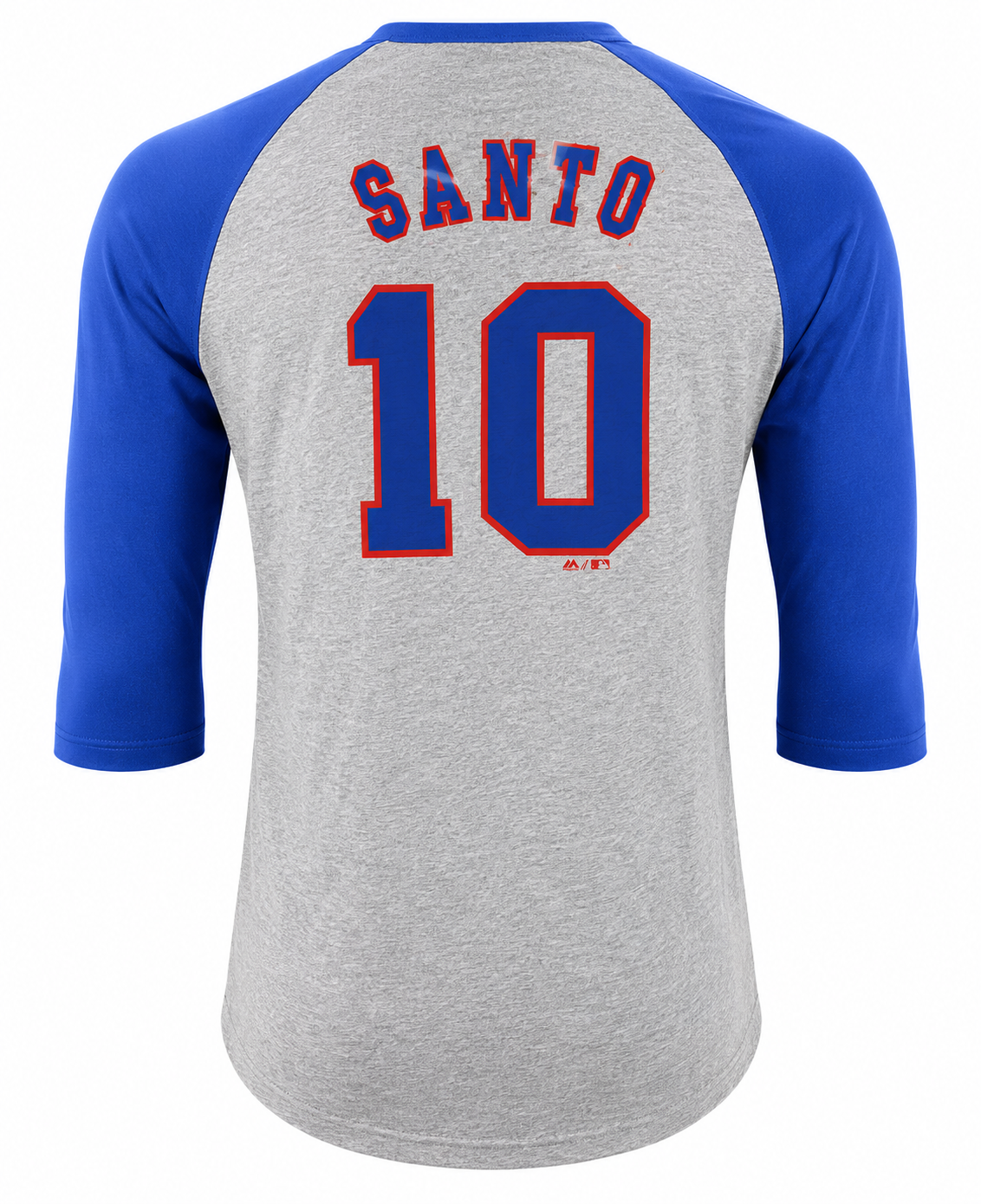 Chicago Cubs Ron Santo Cooperstown Stirring Envy 3/4 Sleeve Raglan T-Shirt for Men product image 2, provided for visual