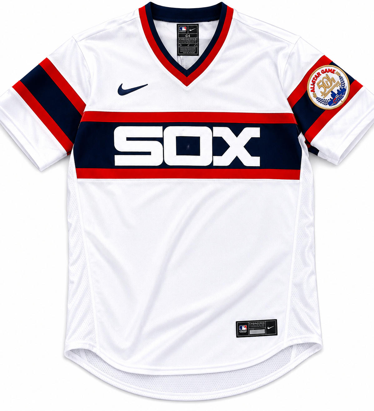 Chicago White Sox Ozzie Guillen Nike White Sunday Alternate Authentic Player Jersey for Men product image 2, provided for