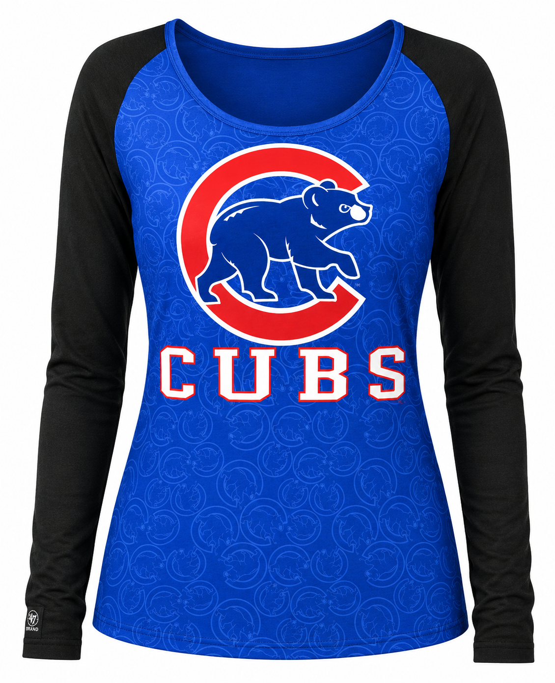 Chicago Cubs Dynamic Hooded Top for Women product image 1, provided for visual reference and product detail review